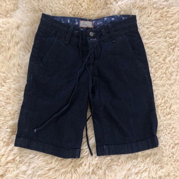 Paige dark wash Capri pants